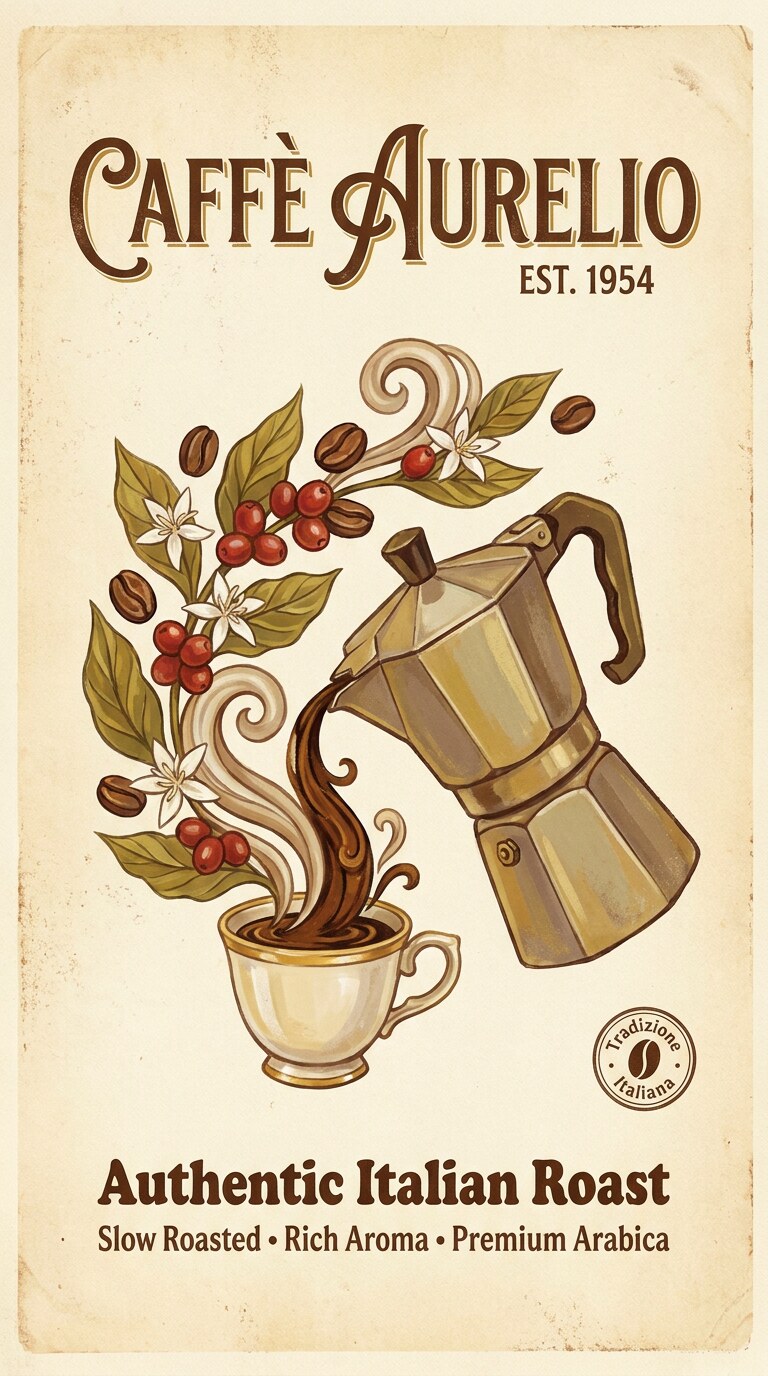 Vintage Coffee Poster